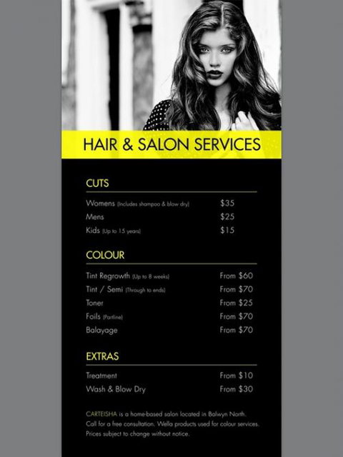 Carteisha - Gold Coast Hairdresser 1