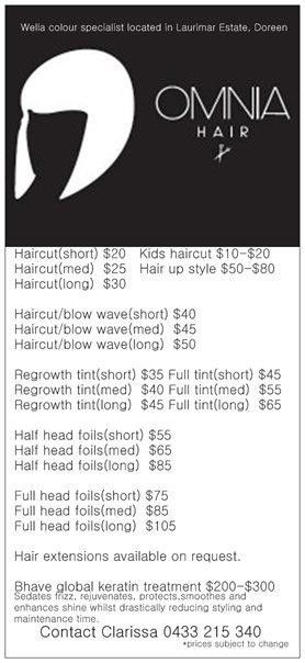Doreen VIC Gold Coast Hairdresser