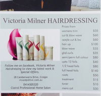 Victoria Milner Hairdressing - Gold Coast Hairdresser